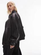 Topshop-Faux-Leather-Oversized-Bomber-Jacket-Black
