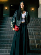 Topshop-Faux-Leather-Oversized-Bomber-Jacket-Black