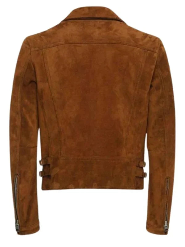 Trail Brown Suede Leather Jacket Buy