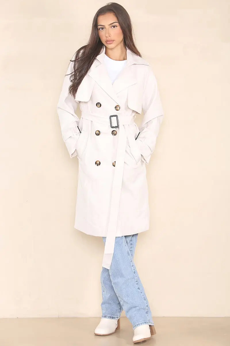 Trendy black short coat