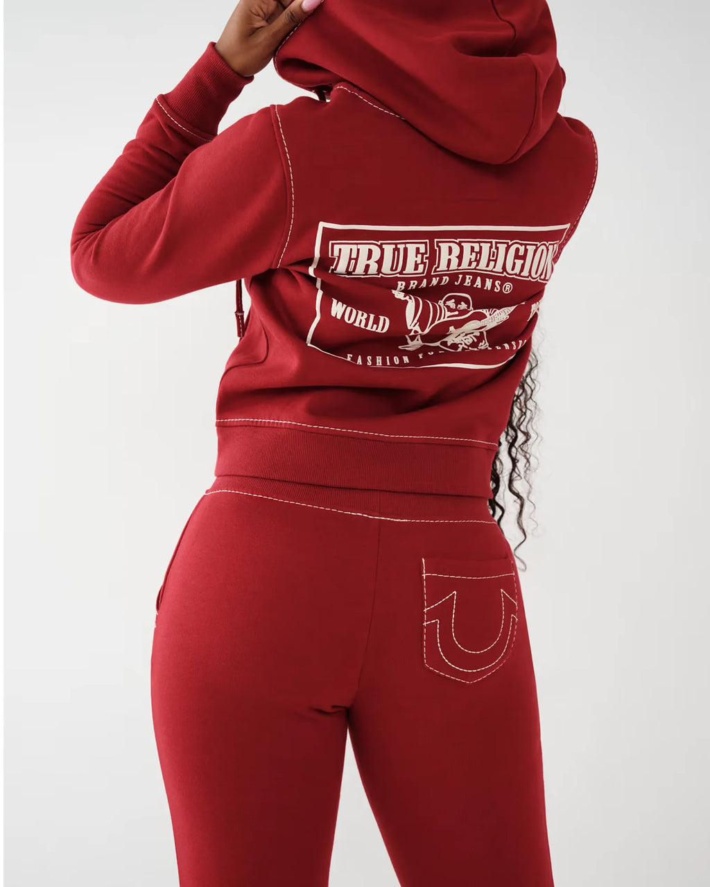 True Religion Hoodie Red