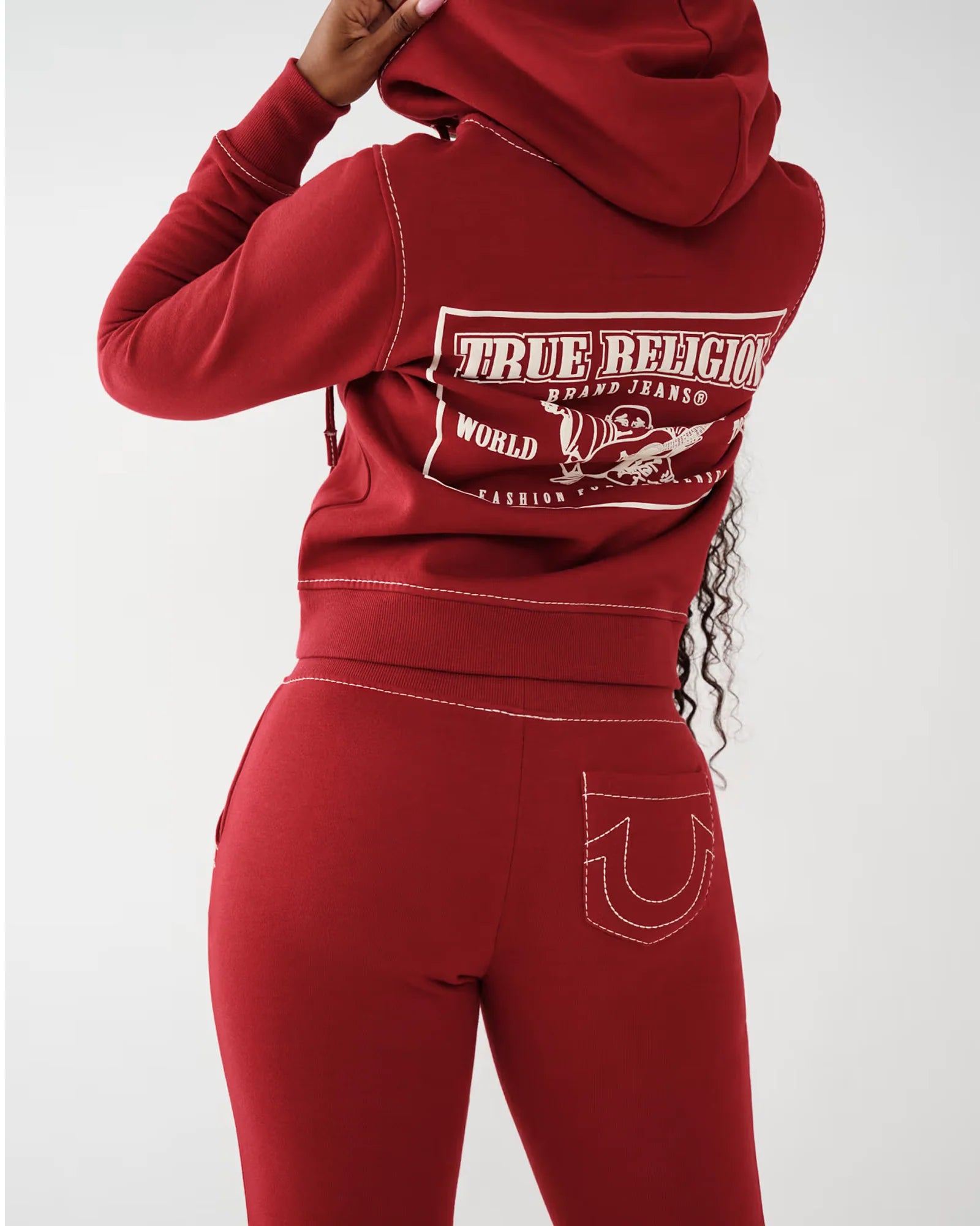 True Religion Hoodie Red