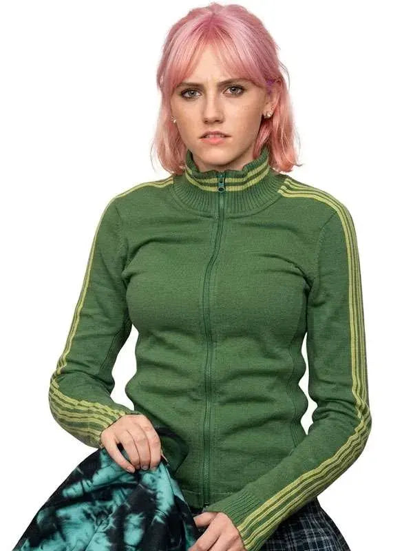 Trying S05 Scarlett Rayner Green Track Jacket