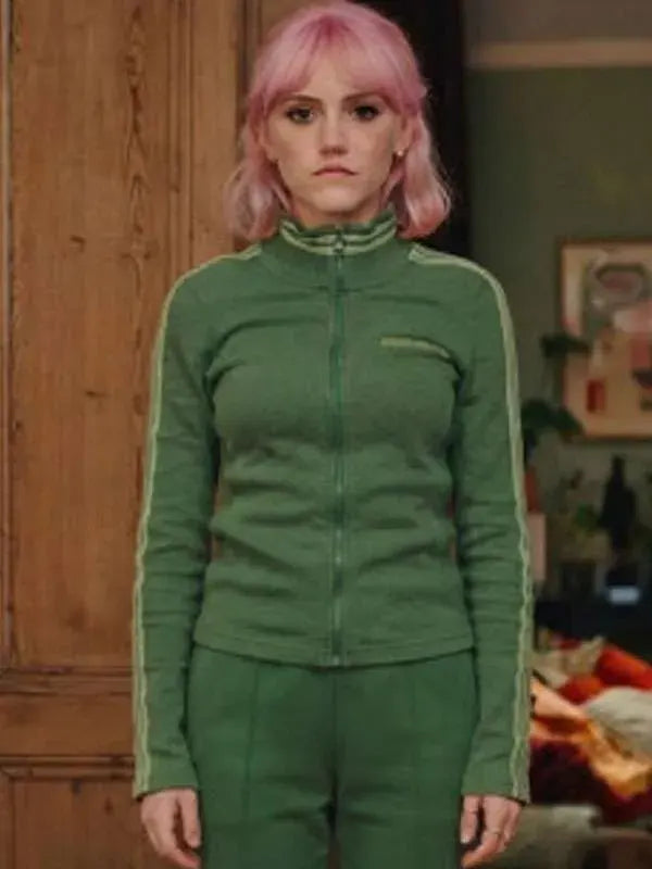 Trying S05 Scarlett Rayner Green Track Jacket