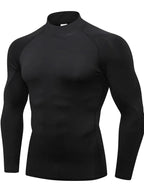 Turtle Neck Compression Shirt