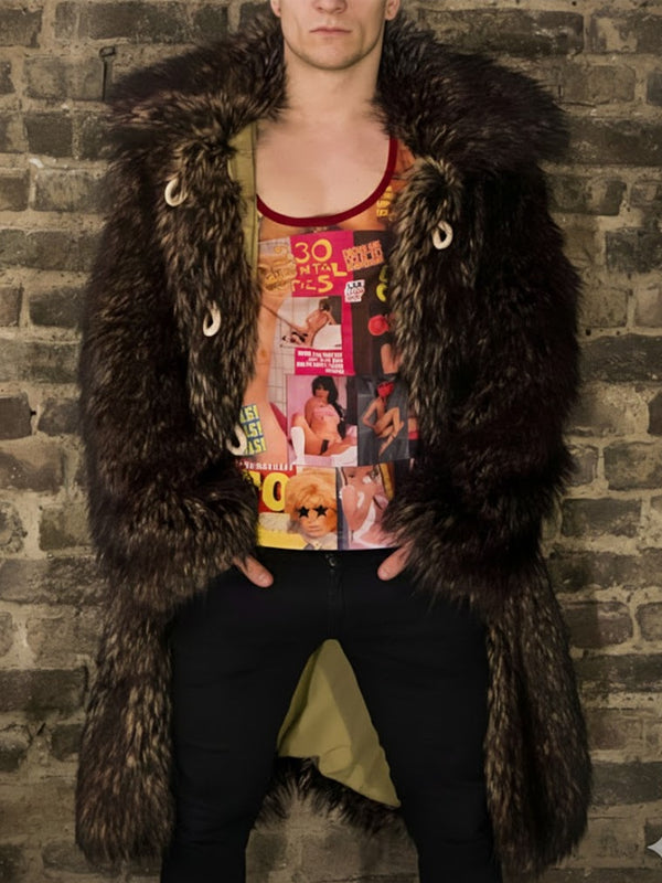 Tyler Durden Fur Jacket