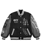 UFC-311-Los-Angeles-2025-Black-Varsity-Jacket