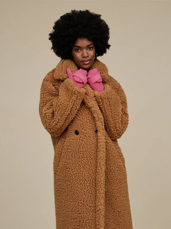 UGG-Gertrude-Long-Teddy-Coat-Brown