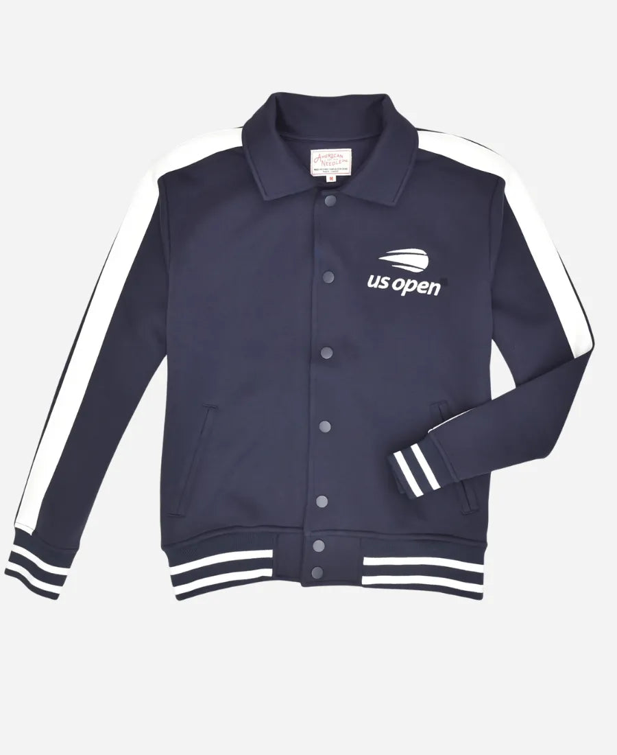 US Open Tennis Tournament Navy Varsity Jacket