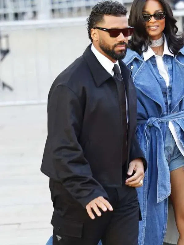 The Devil Wears Prada 2 Russell Wilson Black Jacket
