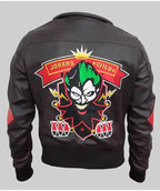 Dc Bombshells Harley Quinn Leather Jacket