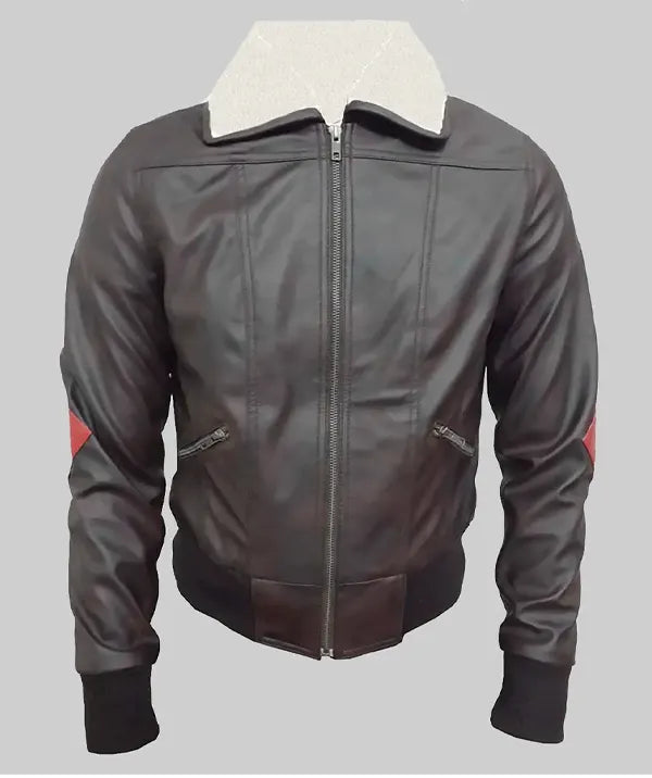 Dc Bombshells Harley Quinn Leather Jacket