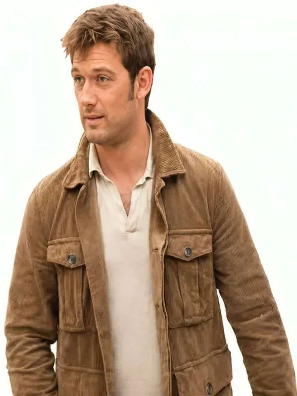 Alex Pettyfer Under the Stars Brown Jacket