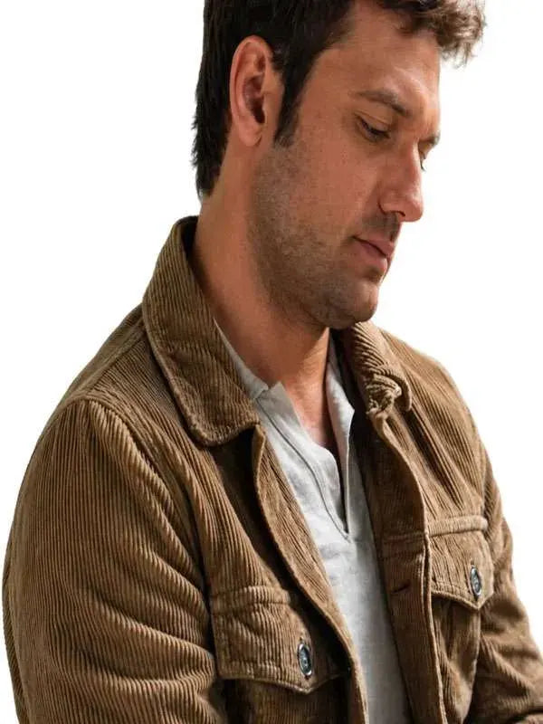 Alex Pettyfer Under the Stars Brown Jacket