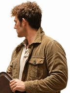 Alex Pettyfer Under the Stars Brown Jacket