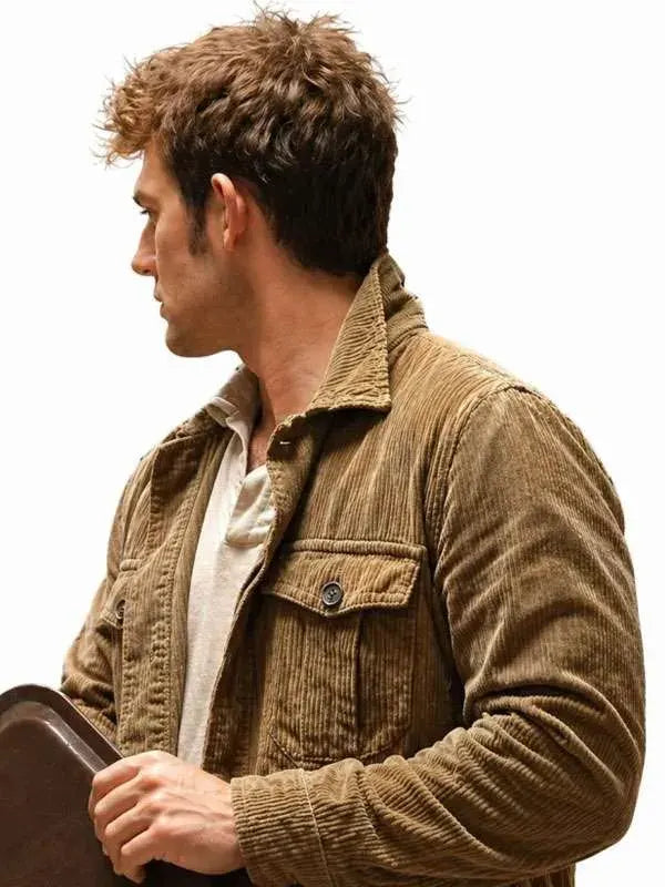 Alex Pettyfer Under the Stars Brown Jacket