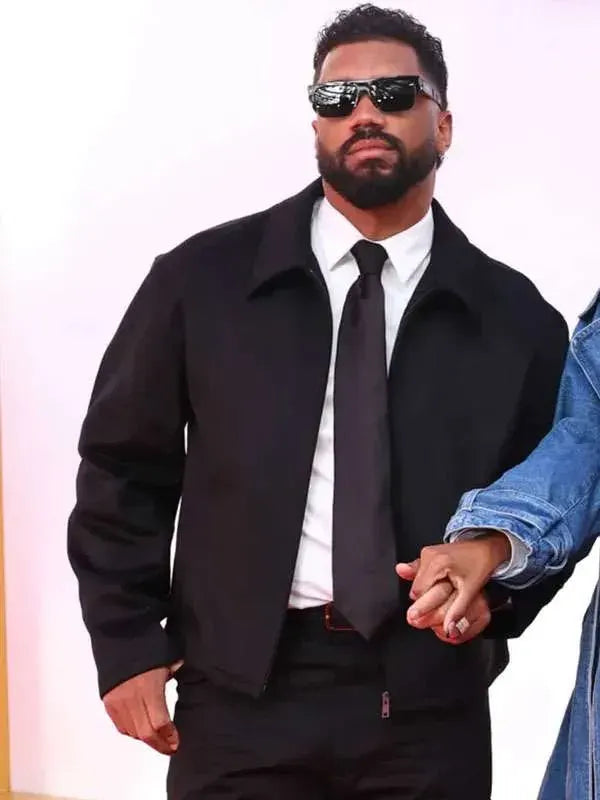 The Devil Wears Prada 2 Russell Wilson Black Jacket