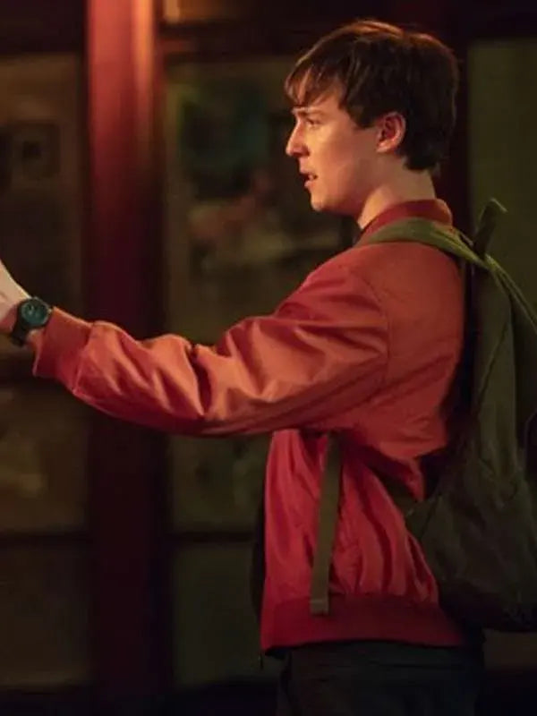 Oscar Kennedy Missing You 2025 Red Bomber Jacket