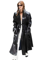 Daisy Edgar-Jones 2026 Leather Trench Coat