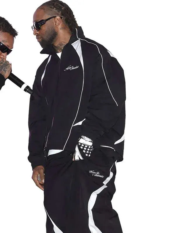 Coachella Ty Dolla Black Tracksuit