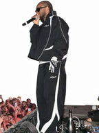 Coachella Ty Dolla Black Tracksuit