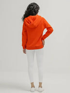 Jonathan Tromp Orange Women's Zipper Hoodie