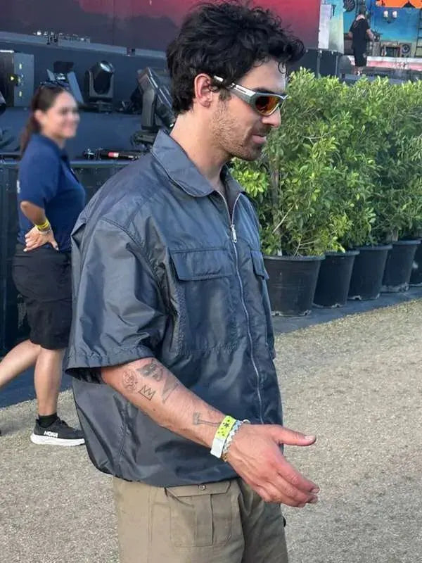 Coachella 2026 Joe Jonas Grey Jacket
