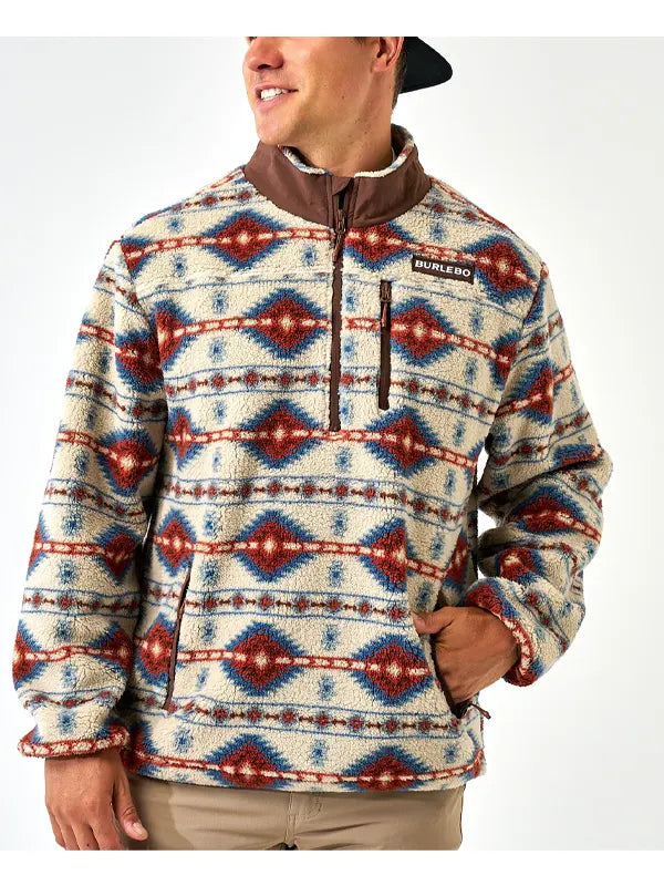 aztech mountain vintage bossbat navajo wool zipper jacket