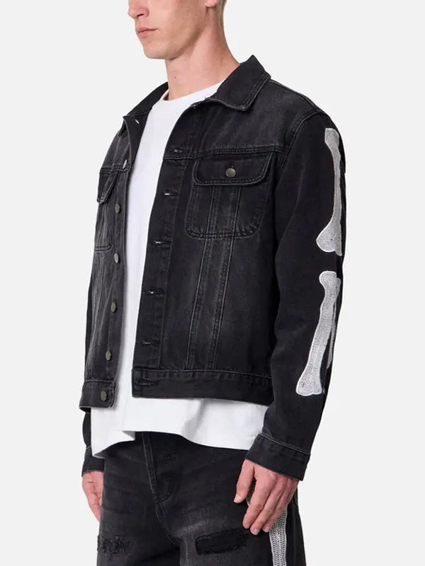 Sally Stiedemann Men's Denim Trucker Jacket