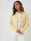 Cletus Haley Yellow Classic Denim Jacket