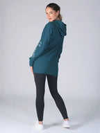 Sherri Blue Dark Longline Hoodie