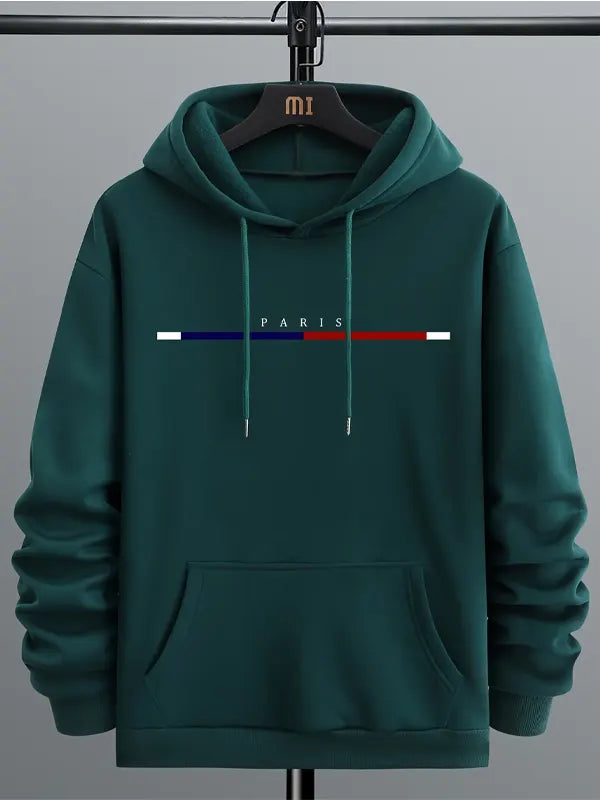 Dylan Price Mens Printed Kangaroo Hoodie