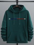 Dylan Price Mens Printed Kangaroo Hoodie