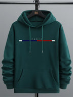 Dylan Price Mens Printed Kangaroo Hoodie