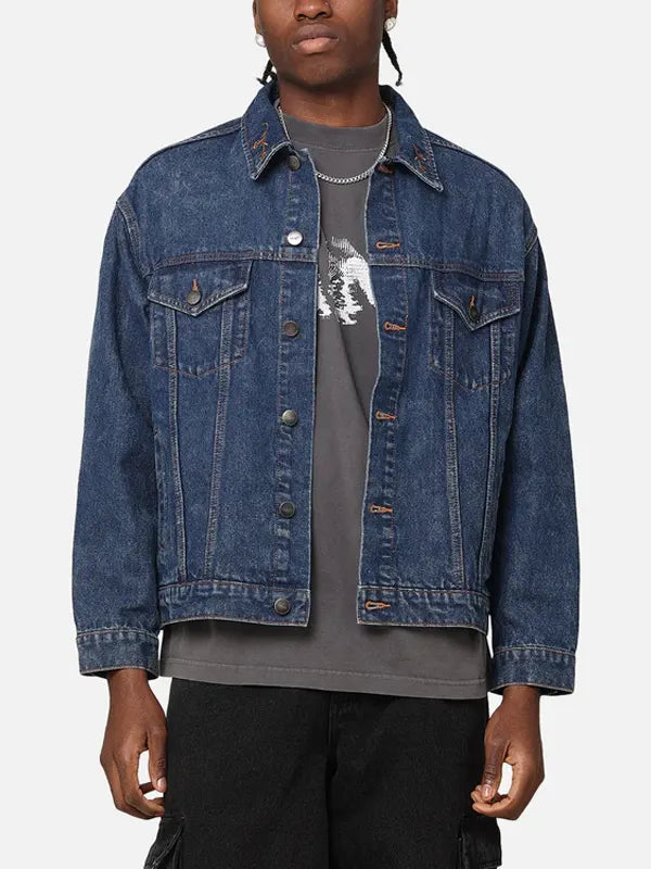 Arlo Nienow Men's Denim Jacket