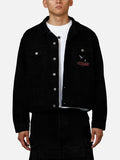 Serena Marquardt Men's Denim Black Jacket