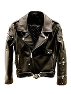 chrome hearts leather jacket