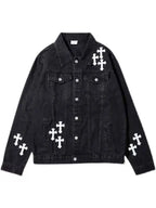 fried denim jacket