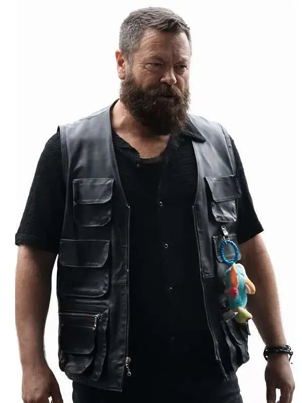 Margo���s Got Money Troubles Nick Offerman Leather Vest