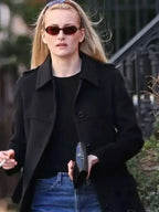 Sarah Pidgeon Love Story Carolyn Bessette Black Coat