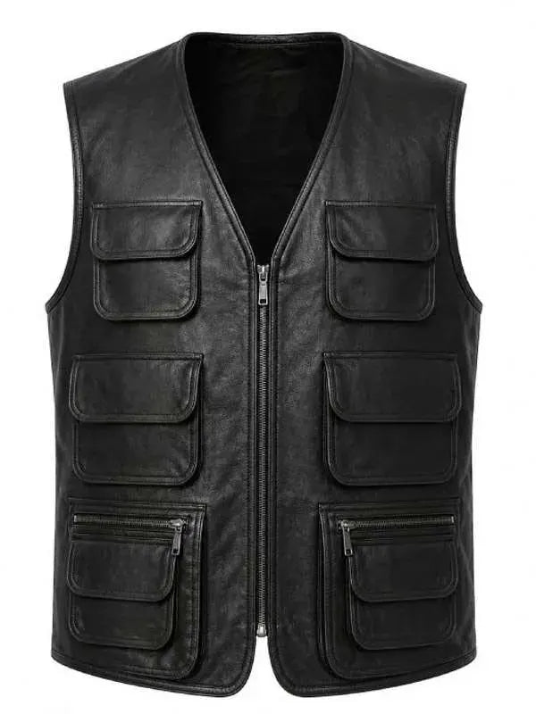 Margo���s Got Money Troubles Nick Offerman Leather Vest