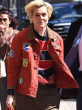 Brandi Carlile NYC 2026 Red Quilted Jacket