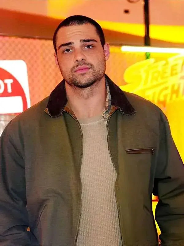 Noah Centineo Street Fighter Green Jacket