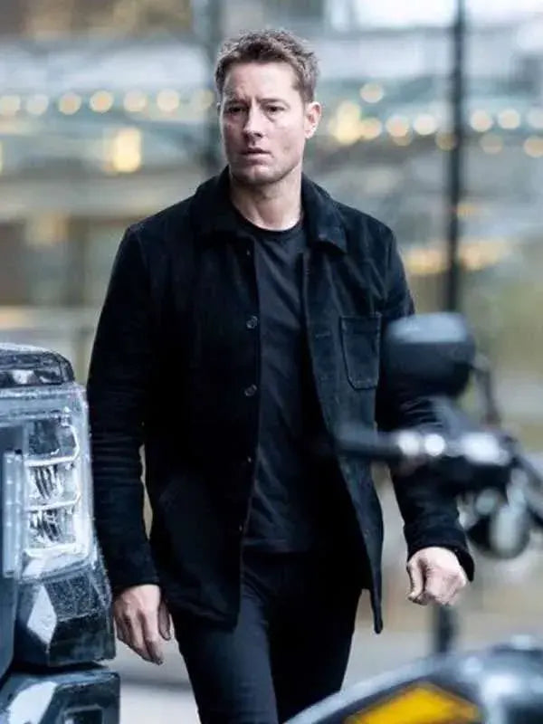 Tracker Justin Hartley Black Suede Jacket