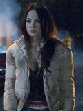 Megan Fox Jennifer���s Body White Puffer Jacket