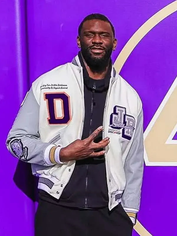 Franck Kepnang Jackie Robinson Letterman Jacket