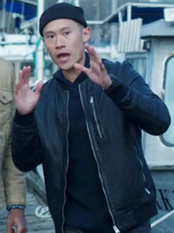 Calvin Lee Siren Black Leather Jacket