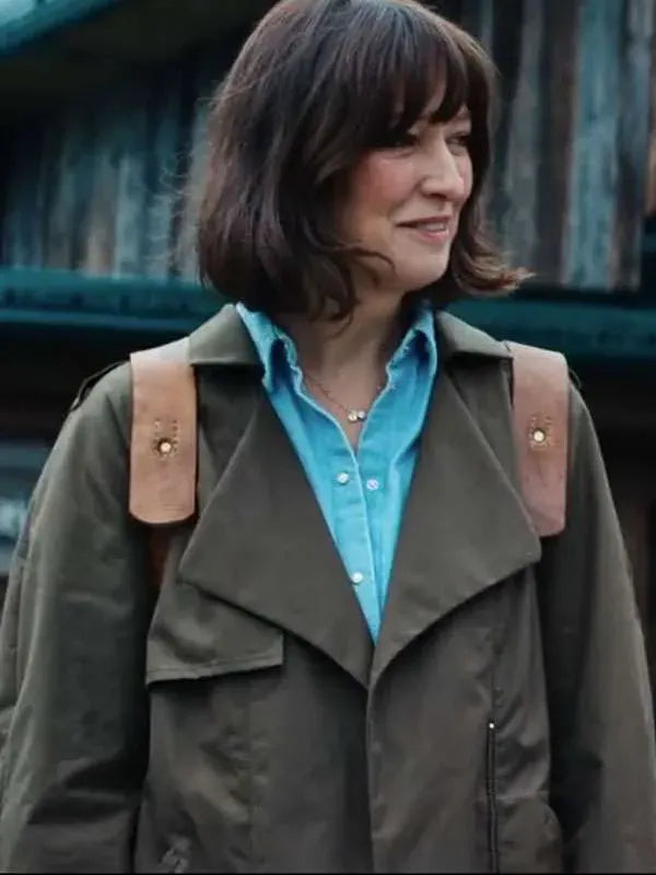 Alexandra Maria Lara Eat Pray Bark Green Cotton Jacket