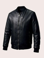 Calvin Lee Siren Black Leather Jacket