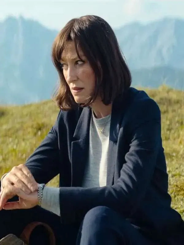 Ursula Brandmeier Eat Pray Bark Blue Blazer
